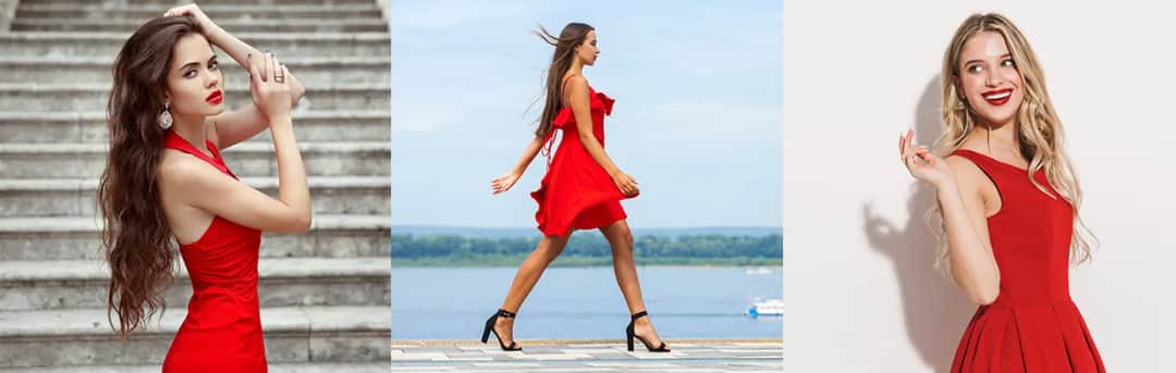 Jakie dodatki do czerwonej sukni, aby wyglądać olśniewająco?